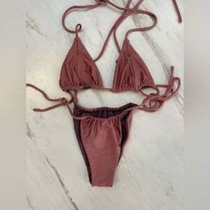 Pink and Purple Reversible Bikini (sold as set)